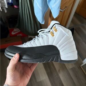 Jordan Athletic Shoes White Black Gold